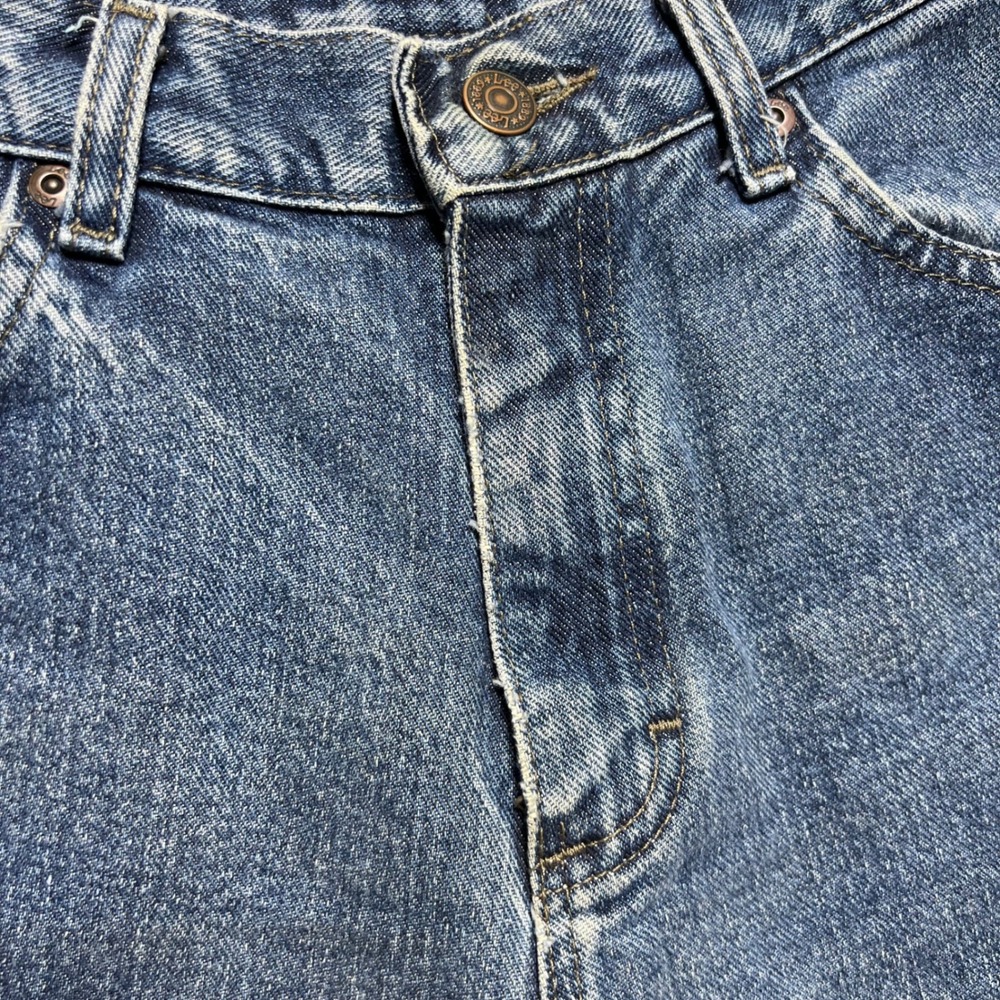 Lee Blue Denim Cutoff Jean Shorts - Picture 4 of 14